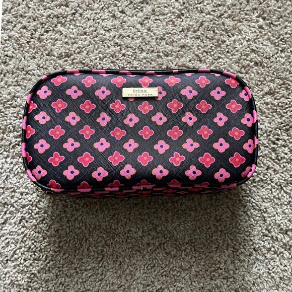 🆕NWOT Trina Turk  Double Zip Brush Case / Makeup & Cosmetic Case [Case #2] - Picture 2 of 7